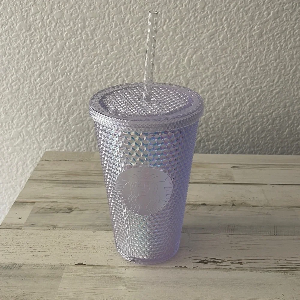 Starbucks 2023 Iridescent Studded 16OZ Cold Cup Tumbler.